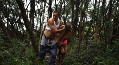 Teen girl Kaylee Banks is forced into having sex in the woods 36922382