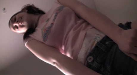 Young girl Samara sucks on a dildo while wearing diapers 92535707