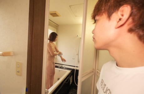 Chinese woman Minayo sports a creampie after having sex with her stepson 75548221
