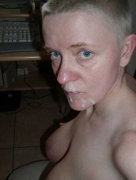 Mature blonde Tiffany Pearl eats cum after a facial cumshot in POV mode 15050945