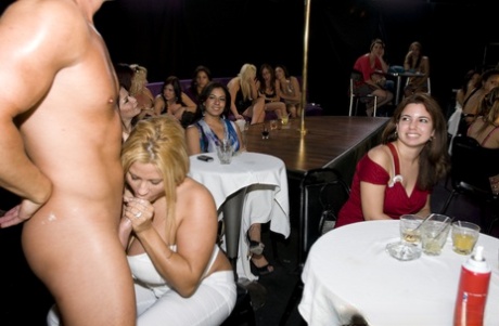 Non nude party features sexy stripper and busty clothed chicks 26411142
