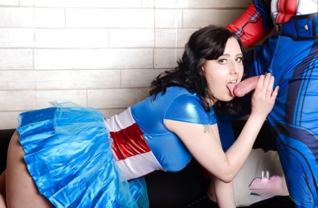 Cosplay fetish model Honesty Calliaro taking hardcore fucking from big cock 24092963